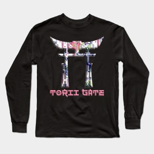 Torii Traditional Japanese Gate Japanese Flag Japan Symbol 50 Long Sleeve T-Shirt